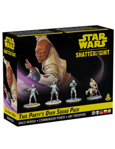 Asmodee Star Wars  Shatterpoint - This Party's Over  Mace Windu Squad Pack Figura