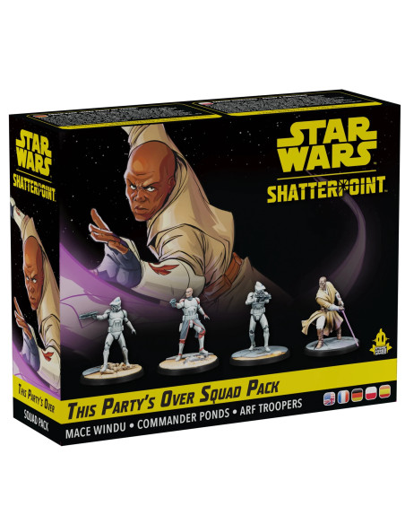 Asmodee Star Wars  Shatterpoint - This Party's Over  Mace Windu Squad Pack Figura