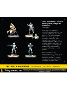 Asmodee Star Wars  Shatterpoint - This Party's Over  Mace Windu Squad Pack Figura 2