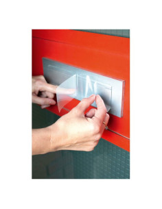 Avery AM001A4 etiqueta autoadhesiva Rectángulo Desmontable Transparente 10 pieza(s) 2