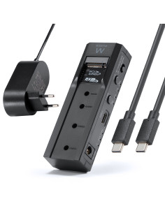 Ewent EW7065 caja para disco duro externo Carcasa de disco duro SSD Negro 2.5 3.5"