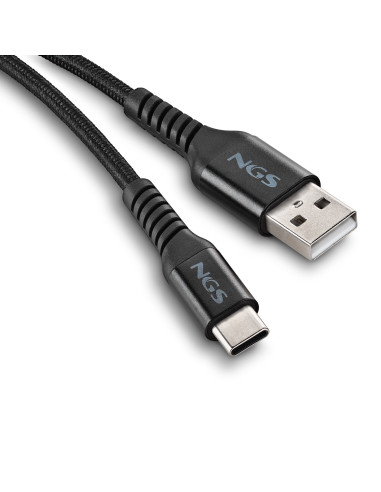 NGS KNOT-AC cable USB USB 2.0 1 m USB A USB C Negro