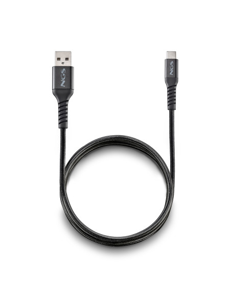 NGS KNOT-AC cable USB USB 2.0 1 m USB A USB C Negro