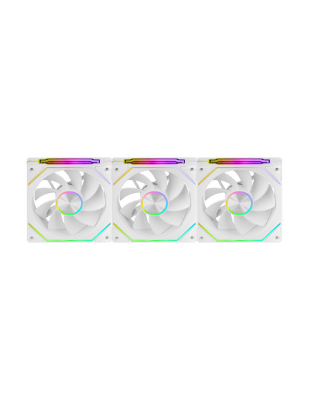 Mars Gaming MF-LINKFINITYKIT2RW Carcasa del ordenador Ventilador 12 cm Blanco 3 pieza(s)