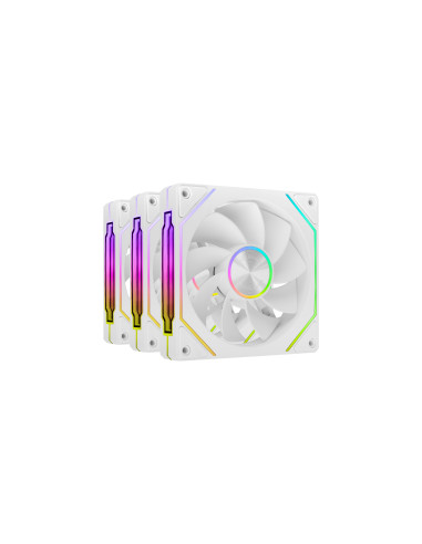 Mars Gaming MF-LINKFINITYKIT2RW Carcasa del ordenador Ventilador 12 cm Blanco 3 pieza(s)