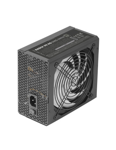 Tacens RADIX VII AG 600S, Fuente Alimentación PC ATX 600W, 10 Años Garantía, 80Plus Silver, 87% Eficiencia, Tecnologías SMD y