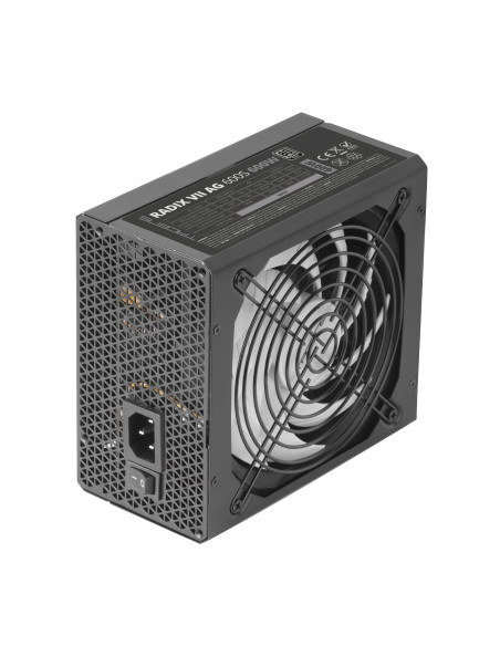 Tacens RADIX VII AG 600S, Fuente Alimentación PC ATX 600W, 10 Años Garantía, 80Plus Silver, 87% Eficiencia, Tecnologías SMD y