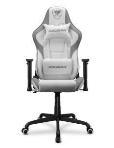 COUGAR CGR-ELI-WHB Silla para videojuegos universal Asiento acolchado Blanco