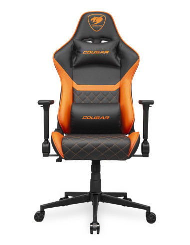 COUGAR CGR-AO2 Asiento acolchado tapizado Negro, Naranja