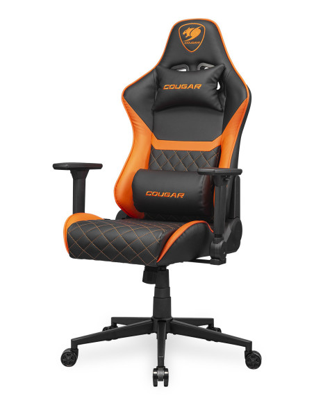 COUGAR CGR-AO2 Asiento acolchado tapizado Negro, Naranja