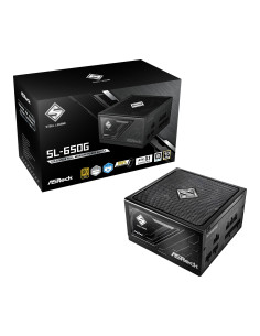 Asrock SL-650G Steel Legend unidad de fuente de alimentación 650 W 20+4 pin ATX ATX Negro