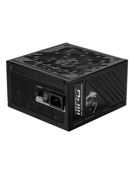 MSI MPG A1250GS PCIE5 unidad de fuente de alimentación 1250 W 20+4 pin ATX ATX Negro