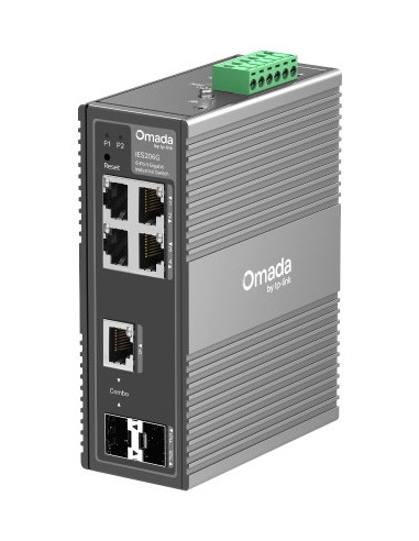 TP-Link Omada IES206G switch Gestionado Gigabit Ethernet (10 100 1000) Negro