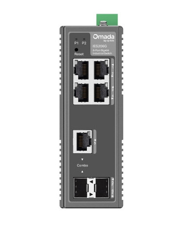 TP-Link Omada IES206G switch Gestionado Gigabit Ethernet (10 100 1000) Negro