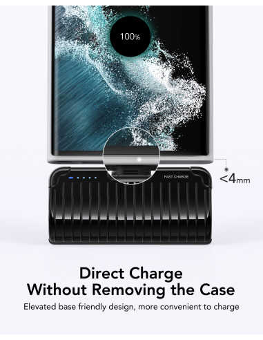 VEGER PLUGON-C VG-W0558 PRO 5000 Powerbank Type-C Bulit-in with KickStand