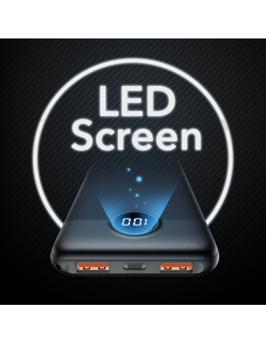 VEGER L10 VG-W1105PD PD20W 10000mAh Screen Powerbank