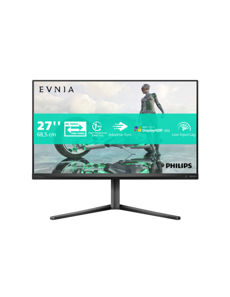 Philips Evnia 3000 27M2N3800A 00 pantalla para PC 68,6 cm (27") 3840 x 2160 Pixeles 4K Ultra HD LCD Gris