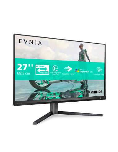 Philips Evnia 3000 27M2N3800A 00 pantalla para PC 68,6 cm (27") 3840 x 2160 Pixeles 4K Ultra HD LCD Gris