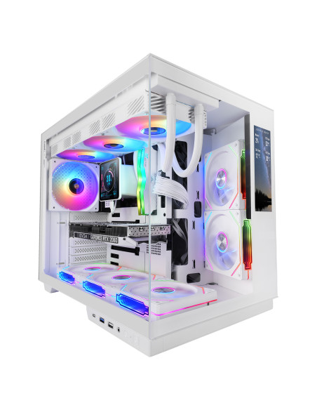 Mars Gaming MCMIRAGEW carcasa de ordenador Midi Tower Blanco