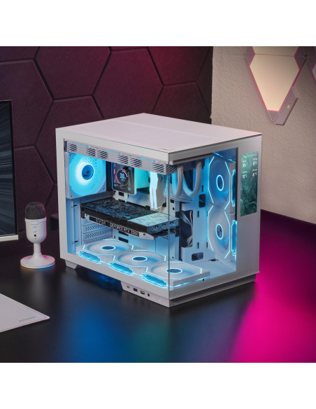 Mars Gaming MCMIRAGEW carcasa de ordenador Midi Tower Blanco