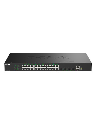 D-Link DGS-1530-28P E switch Gestionado L2 Gigabit Ethernet (10 100 1000) Energía sobre Ethernet (PoE) Negro