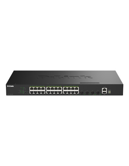 D-Link DGS-1530-28P E switch Gestionado L2 Gigabit Ethernet (10 100 1000) Energía sobre Ethernet (PoE) Negro