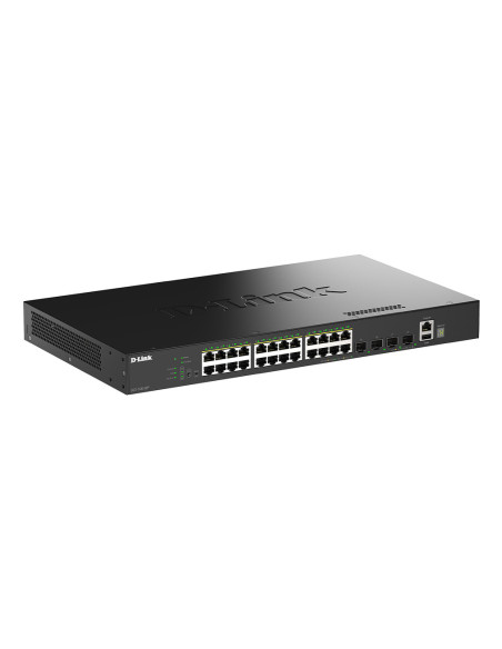 D-Link DGS-1530-28P E switch Gestionado L2 Gigabit Ethernet (10 100 1000) Energía sobre Ethernet (PoE) Negro