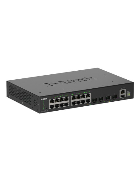 D-Link DGS-1530-20 E switch Gestionado L2 Gigabit Ethernet (10 100 1000) Negro