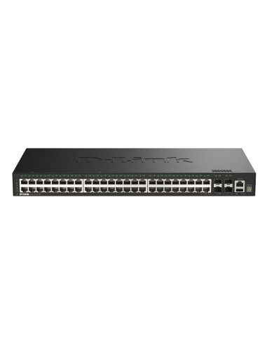 D-Link DGS-1530-52 E switch Gestionado L2 Gigabit Ethernet (10 100 1000) Negro