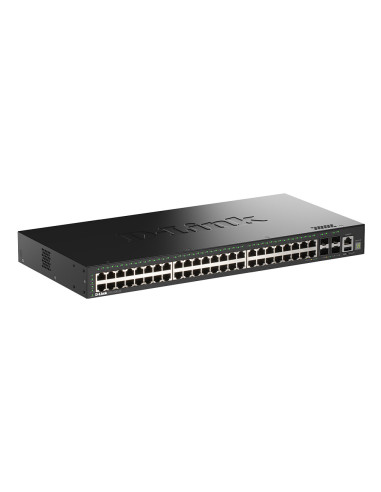 D-Link DGS-1530-52 E switch Gestionado L2 Gigabit Ethernet (10 100 1000) Negro