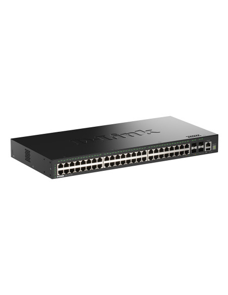 D-Link DGS-1530-52 E switch Gestionado L2 Gigabit Ethernet (10 100 1000) Negro