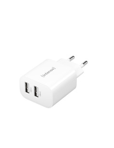 Intenso POWER ADAPTER 2XUSB-A 7802412 Universal Blanco Corriente alterna Interior