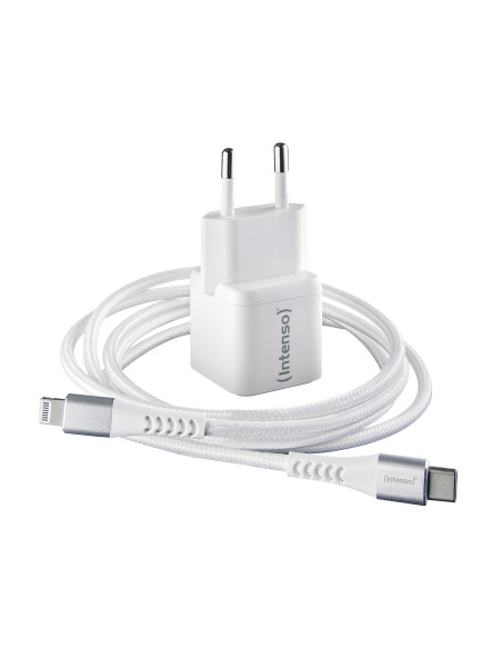 Intenso 7803052 cargador de dispositivo móvil Universal Blanco Corriente alterna Carga rápida Interior