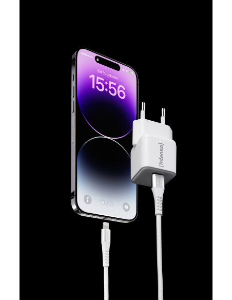 Intenso 7803052 cargador de dispositivo móvil Universal Blanco Corriente alterna Carga rápida Interior