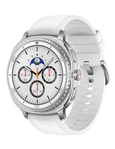 Samsung Galaxy Watch 8 Classic 3,3 cm (1.3") AMOLED 46 mm Digital 438 x 438 Pixeles Pantalla táctil 4G Plata Wifi GPS (satélite)