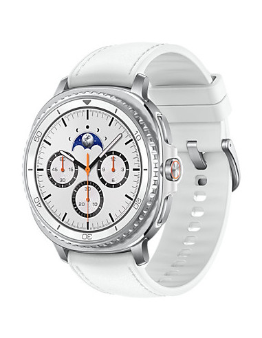 Samsung Galaxy Watch 8 Classic 3,3 cm (1.3") AMOLED 46 mm Digital 438 x 438 Pixeles Pantalla táctil 4G Plata Wifi GPS (satélite)