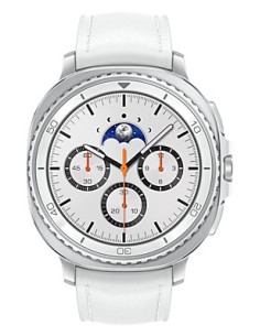 Samsung Galaxy Watch 8 Classic 3,3 cm (1.3") AMOLED 46 mm Digital 438 x 438 Pixeles Pantalla táctil 4G Plata Wifi GPS (satélite) 2