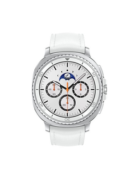 Samsung Galaxy Watch 8 Classic 3,3 cm (1.3") AMOLED 46 mm Digital 438 x 438 Pixeles Pantalla táctil 4G Plata Wifi GPS (satélite)
