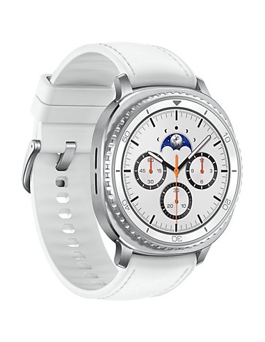 Samsung Galaxy Watch 8 Classic 3,3 cm (1.3") AMOLED 46 mm Digital 438 x 438 Pixeles Pantalla táctil 4G Plata Wifi GPS (satélite)