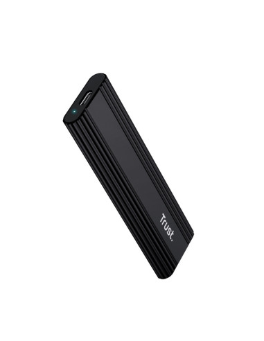 Trust 25806 caja para disco duro externo Caja externa para unidad de estado sólido (SSD) Negro