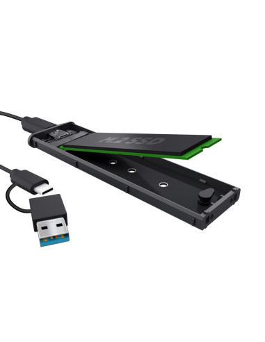 Trust 25806 caja para disco duro externo Caja externa para unidad de estado sólido (SSD) Negro