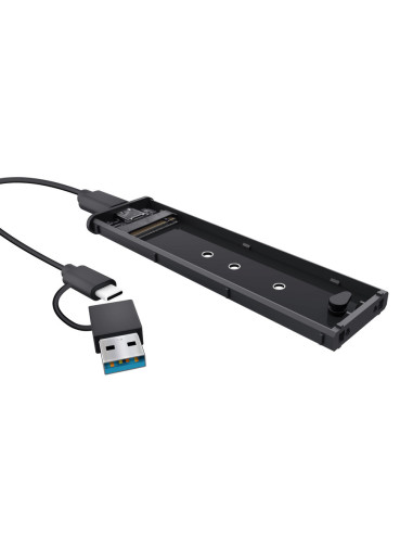 Trust 25806 caja para disco duro externo Caja externa para unidad de estado sólido (SSD) Negro