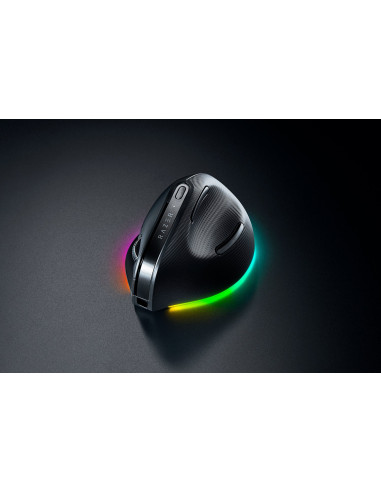 Razer Pro Click V2 Vertical ratón Universal mano derecha RF Wireless + Bluetooth + USB Type-C Óptico 30000 DPI
