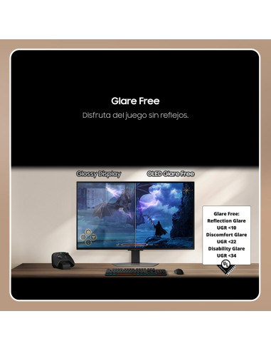 Samsung Monitor Gaming 27" Odyssey G6 G60SF QHD 500Hz Plano