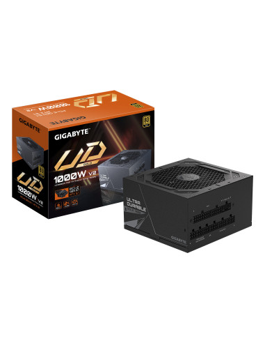 GIGABYTE UD1000GM PG5 V2 Fuente de Alimentación – PCIe Gen 5.1, 80 PLUS Gold, Diseño completamente modular, Ventilador de 120