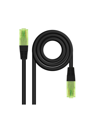 Nanocable Cable de Red Latiguillo RJ45 CAT.6 UTP AWG26 CCA, Negro, 25 m
