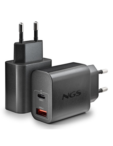 NGS ERA 30W BLACK Universal Negro Corriente alterna Carga rápida Interior