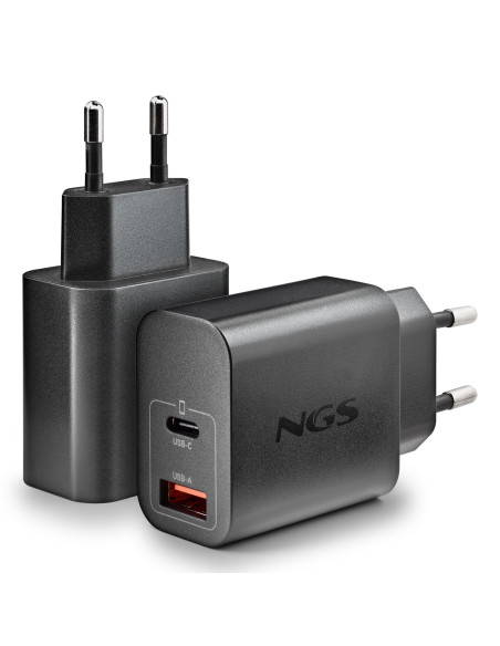 NGS ERA 30W BLACK Universal Negro Corriente alterna Carga rápida Interior