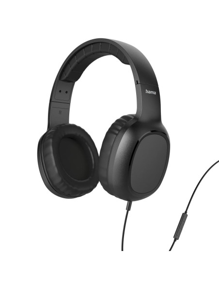 Hama Auricular «Fun C» de botón, Micrófono, Guía de cable en un lado, USB-C, Negro