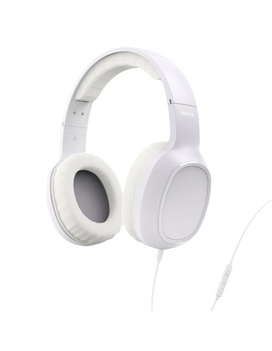 Hama Fun C Auriculares Alámbrico Diadema Llamadas Música USB Tipo C Blanco